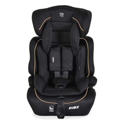 FLEX autós ülés 76-150cm FEKETE/BÉZS díszcsík – 76–150 cm-es autósülés 4. kép
