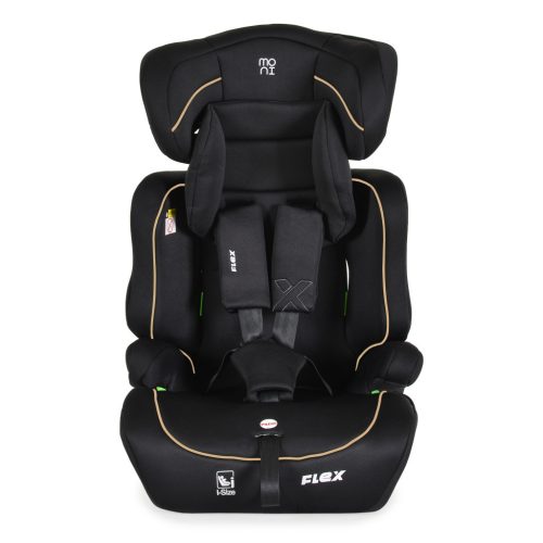 FLEX autós ülés 76-150cm FEKETE/BÉZS díszcsík – 76–150 cm-es autósülés 5. kép