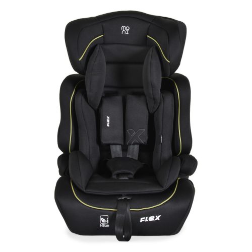 FLEX autós ülés 76-150cm FEKETE/ZÖLD díszcsík – 76–150 cm-es autósülés 4. kép