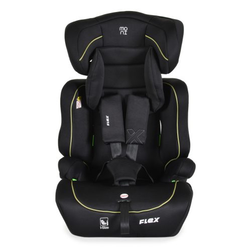 FLEX autós ülés 76-150cm FEKETE/ZÖLD díszcsík – 76–150 cm-es autósülés 5. kép