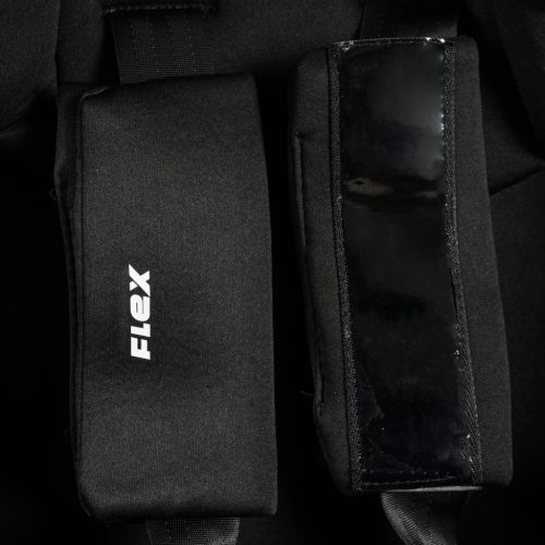 Moni FLEX autós ülés 76-150cm FEKETE/ZÖLD díszcsík