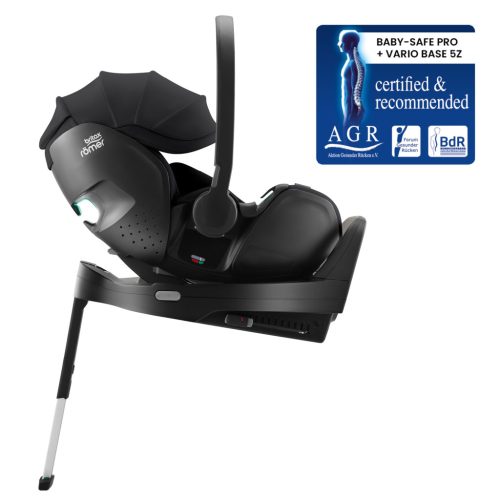 BRITAX RÖMER Baby-Safe Pro Vario Base 5Z Bundle Lux Onyx Black – babahordozó autósülés 8. kép