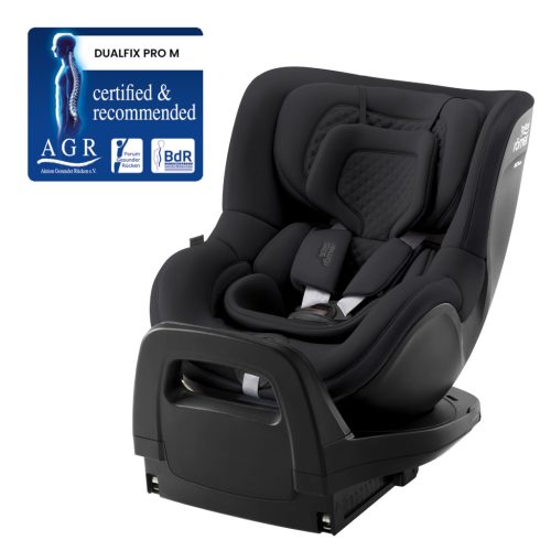 BRITAX RÖMER Dualfix Pro M Lux Onyx Black – 40–150 cm-es autósülés 7. kép