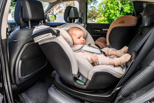 BRITAX RÖMER Swivel AIR Lux Onyx Black – babahordozó autósülés 10. kép