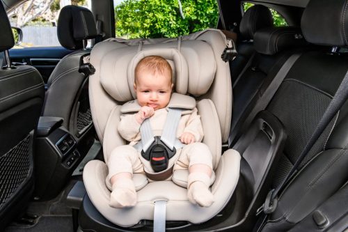 BRITAX RÖMER Swivel AIR Lux Onyx Black – babahordozó autósülés 1. kép