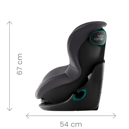 BRITAX RÖMER King Pro Space Black – 76–150 cm-es autósülés 5. kép
