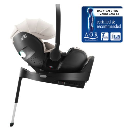 BRITAX RÖMER Baby-Safe Pro Vario Base 5Z bundle Lux Soft Taupe – babahordozó autósülés 10. kép