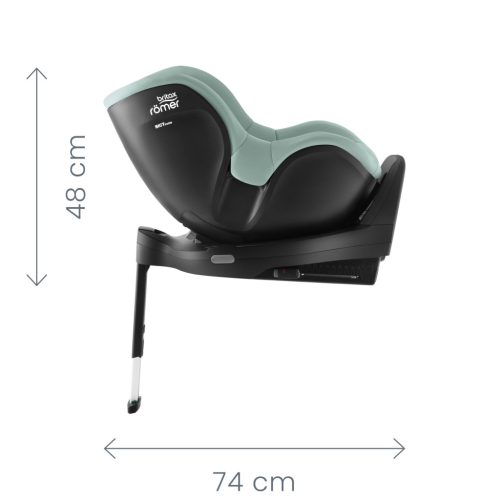 BRITAX RÖMER Dualfix 5Z Classic Deep Black – 40–150 cm-es autósülés 10. kép