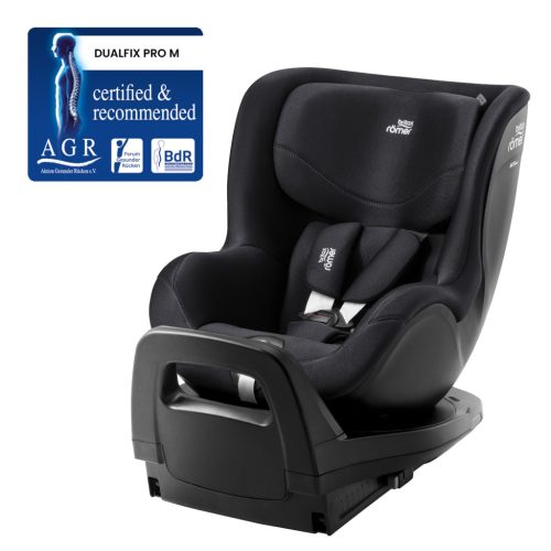 BRITAX RÖMER Dualfix Pro M Classic Deep Black – 40–150 cm-es autósülés 5. kép