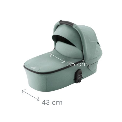 BRITAX RÖMER Smile 5Z Style mózeskosár Teak – babakocsi mózeskosár termékfotó