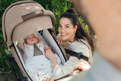 BRITAX RÖMER Smile 5Z Style mózeskosár Harbor Blue – babakocsi mózeskosár termékfotó