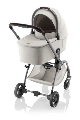 BRITAX RÖMER Comfort Plus LUX Szett (Rio babakocsi + mózeskosár + Baby-Safe PRO babahordozó + Vario Base 5Z) Soft…