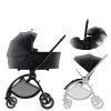 BRITAX RÖMER Comfort STYLE Szett (Rio babakocsi + mózeskosár + Baby-Safe PRO babahordozó) Carbon Black termékkép