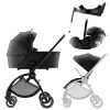 BRITAX RÖMER Comfort Plus STYLE Szett (Rio babakocsi + mózeskosár + Baby-Safe PRO babahordozó + Vario Base 5Z) Carbon…