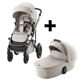 BRITAX RÖMER set multifunkciós babakocsi Smile 5Z + mózeskosár Lux Soft Taupe termékkép
