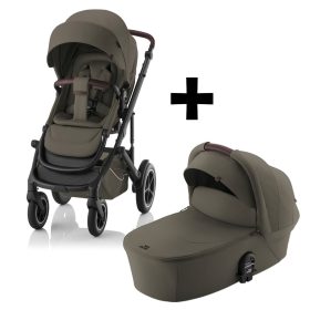 BRITAX RÖMER set multifunkciós babakocsi Smile 5Z + mózeskosár Lux Urban Olive termékkép