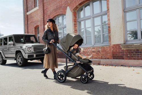 BRITAX RÖMER set multifunkciós babakocsi Smile 5Z + mózeskosár Lux Linen Grey termékkép