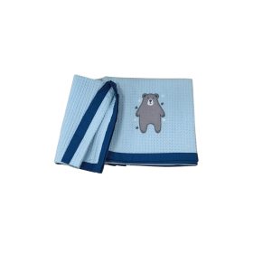 Sendia Vékony Pamut - Babatakaró Kék 80x 100 cm