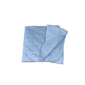 Sendia Buborékos Minky - Babatakaró Kék 75 x 100 cm