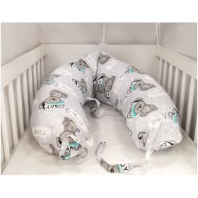 Szilikonizált Szoptatós Párna - Maci Kifli