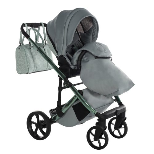 Junama Glitter - Menta - Smaragd Váz - Swarovski Csillogás 
