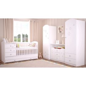 Timba - Félix Csillagos Fehér 4 Részes Szett