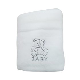 Wellsoft - Vastag Babatakaró  Fehér 75 x 100 cm