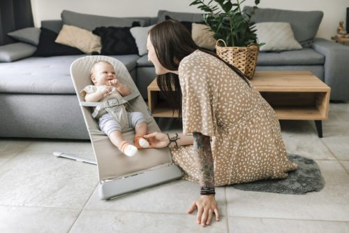 Zopa - Siesta pihenőszék, Diamond Beige Diamond Beige – Zsebi Baba Shop