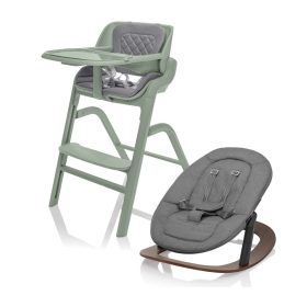 Zopa - Set highchair Inpira + newborn set + rocking base Pistacio Green – etetőszék 2. kép
