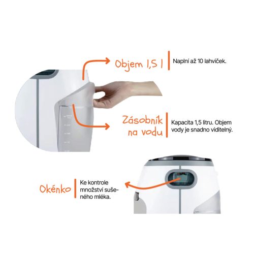 Zopa - Babyccino tápszerkészítő automata White – Zsebi Baba Shop