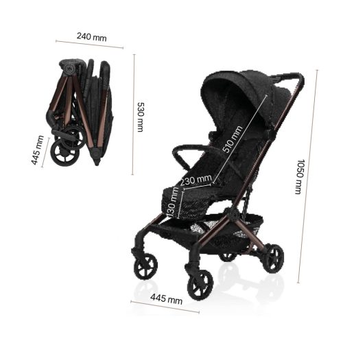 Zopa - Jet sport babakocsi  Quartz Black – Zsebi Baba Shop