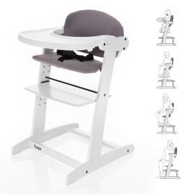 Zopa - Grow-up állítható gyerek szék, white/grey White/Grey – etetőszék 2. kép