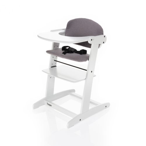 Zopa - Grow-up állítható gyerek szék, white/grey White/Grey – etetőszék 4. kép
