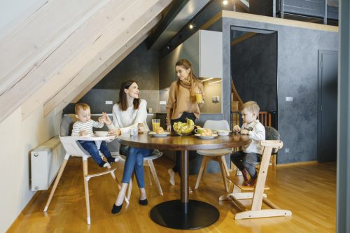 Zopa - Grow-up állítható gyerek szék, white/grey White/Grey – etetőszék 1. kép