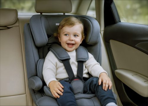 Zopa - Alfa i-Size isofix gyerekülés Black – 76–150 cm-es autósülés 7. kép