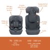 Zopa - Alfa i-Size isofix gyerekülés Black – 76–150 cm-es autósülés 9. kép
