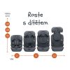 Zopa - Alfa i-Size isofix gyerekülés Black – 76–150 cm-es autósülés 10. kép