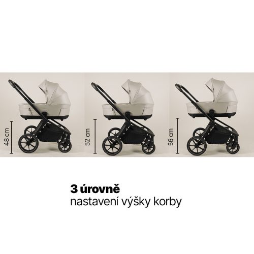 Zopa - Move XL 5 mózeskosár Ivory Beige – babakocsi mózeskosár termékfotó