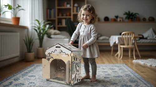 Zopa - Készségfejlesztő oktató nagy házikó - dínó Dino – játszószőnyeg 7. kép