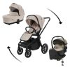 Zopa - Move Cross 5 Szett 4in1 (Move Cross 5 babakocsi + Move XL 5 mózeskosár +bármely XM Plus babahordozó Ivory Beige Ivory Beige – babakocsi termékfotó