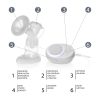 Zopa - Yooki elektromos mellszívó, white White – Zsebi Baba Shop