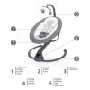 Zopa - Lullaby pihenőszék, Gray stars/Grey Gray stars/Grey – Zsebi Baba Shop