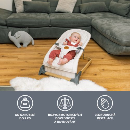 Zopa - Miura pihenőszék, Diamond Beige Diamond Beige – Zsebi Baba Shop