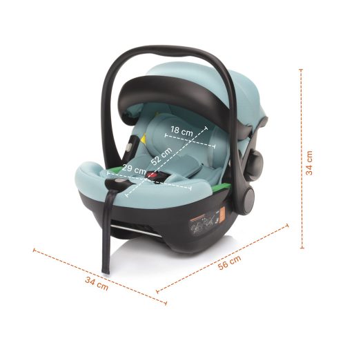Zopa - XM Plus i-Size babahordozó Foggy Grey – babahordozó autósülés 1. kép