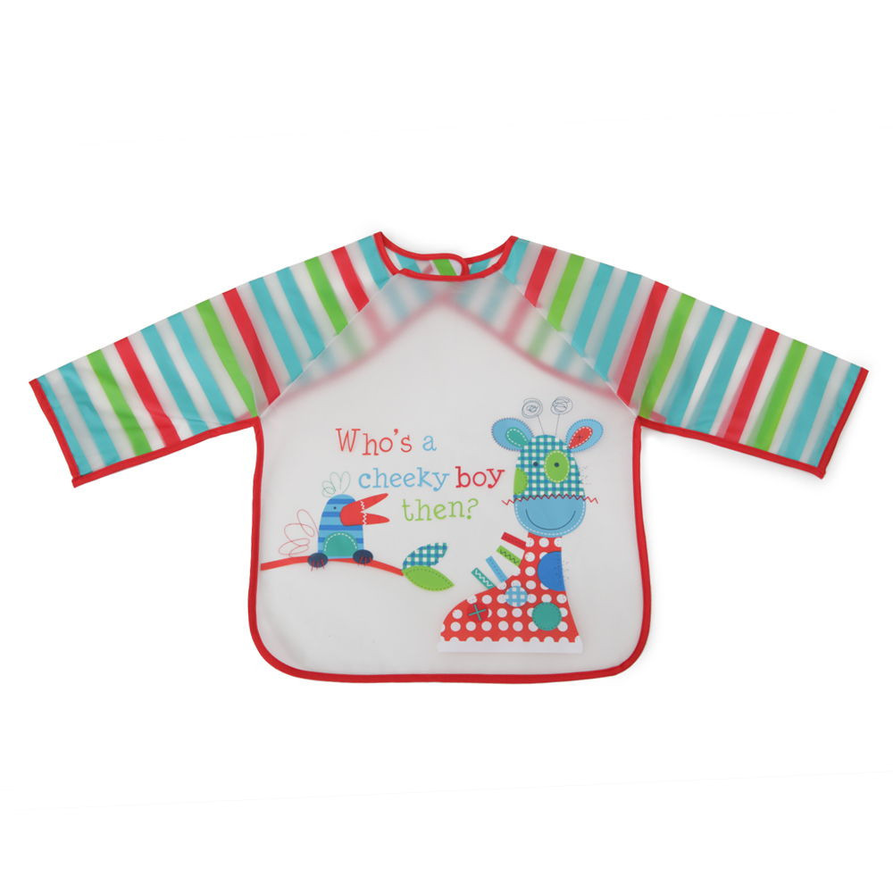 Cangaroo - BIB előke hosszú ujjas Messy PIROS