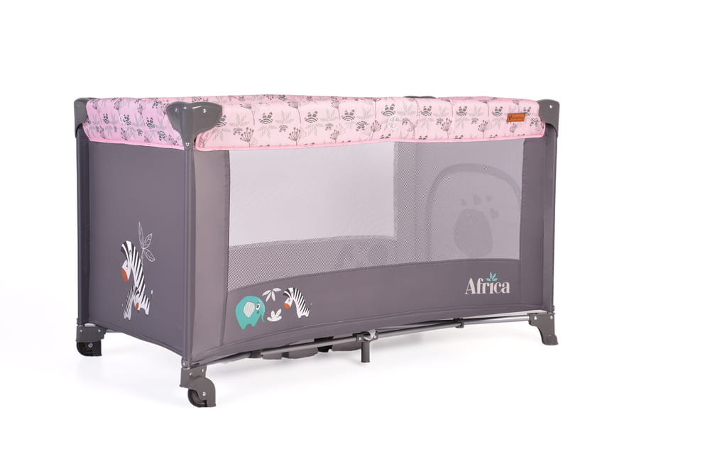Cangaroo - Africa 1 szintes utazóágy 14 kg pink