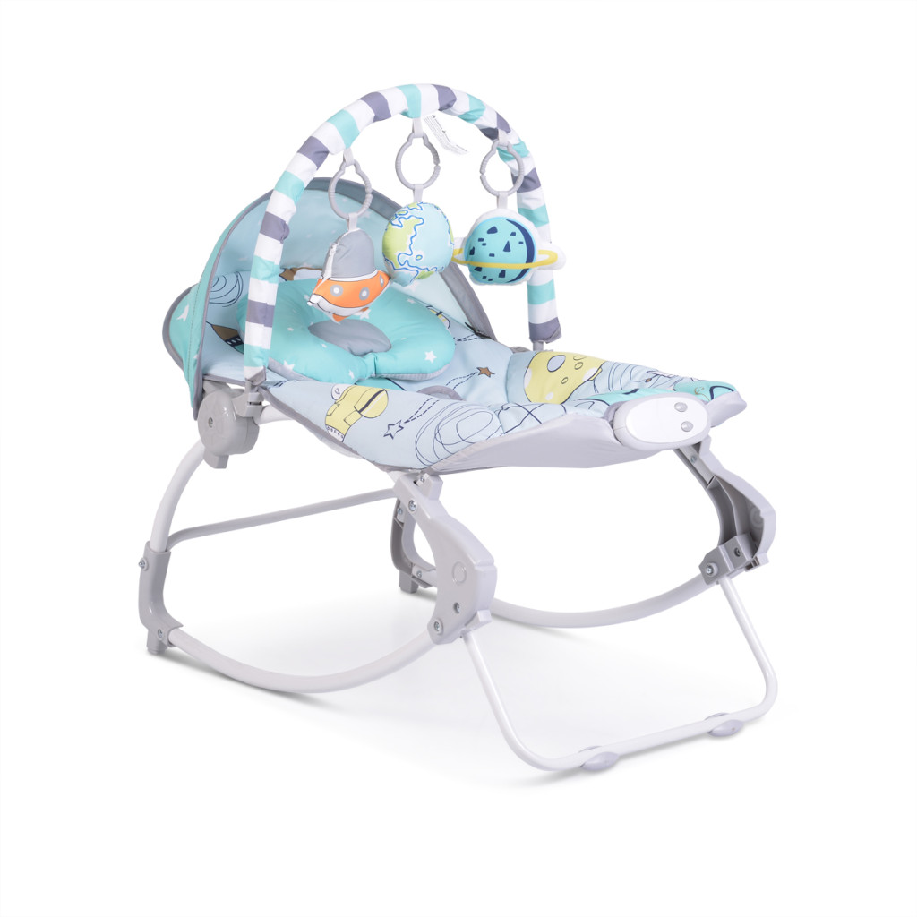 Moni Lovely Space pihenőszék rezgő zenélő Szürke 9kg