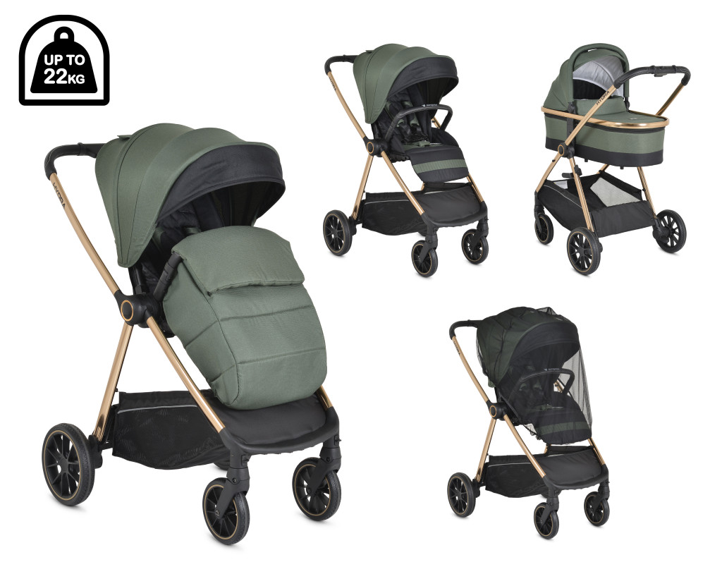 Cangaroo Hydra - Zöld Babakocsi 0-22kg