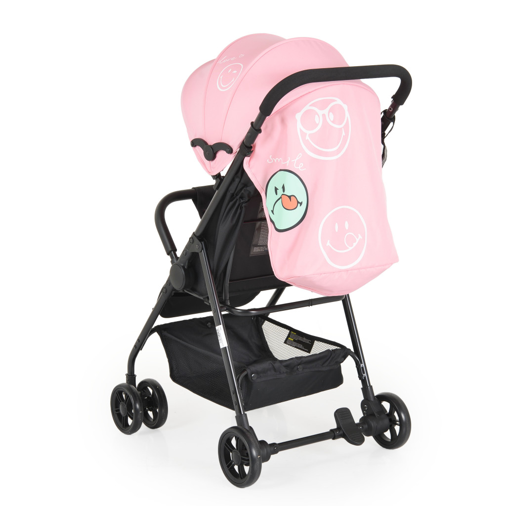 MONI Capri babakocsi nyári dupla első kerék pink