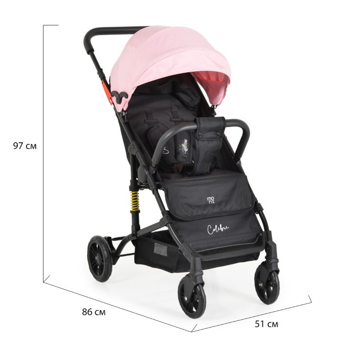 Moni Colibri - Pink Sport Babakocsi